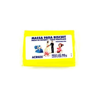 Imagem de Acrilex - Massa 90G Para Biscuit Amarelo Ouro Acrilex 505