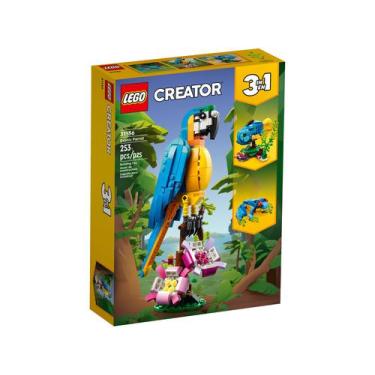 Imagem de Lego Lego Creator Papagaio Exótico 253 Peças - 31136