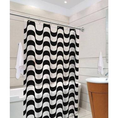 Imagem de Cortina De Box Pvc Anti Mofo Com Gancho Vários Modelos