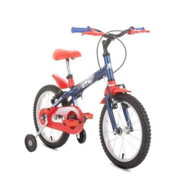 Imagem de Bicicleta Infantil Aro 16 De Ferro Com Rodinhas Lumi Houston