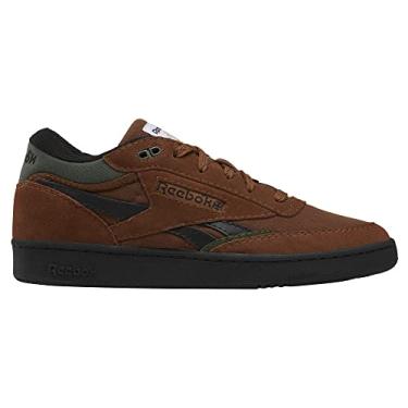 Imagem de Reebok Tênis vintage Club C Mid Ii Revenge unissex adulto, Collegiate marrom/verde univ...