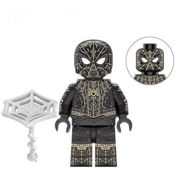 Imagem de Boneco Blocos De Montar Aranha Sem Volta Pra Casa Black