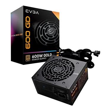 Imagem de EVGA 100-GD-0600-V1, 600 GD, 80+ GOLD 600W, 5 anos de garantia, fonte de alimentação