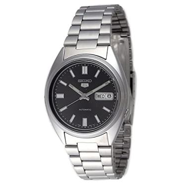 Imagem de SEIKO Relógio analógico masculino automático com pulseira de aço inoxidável SNXS79K1, p...