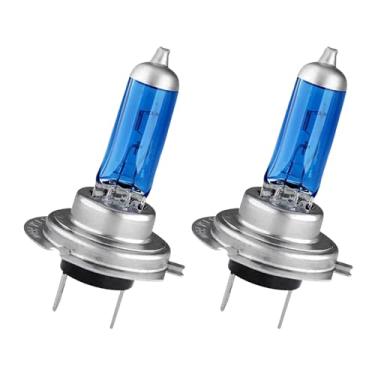 Imagem de pvotawp 2 peças H7 lâmpada de farol de halogêneo, farol baixo alto PX26D 12V 100W super brilhante carro condução lâmpadas de neblina substituição para a maioria dos carros, caminhões e SUVs (branco)