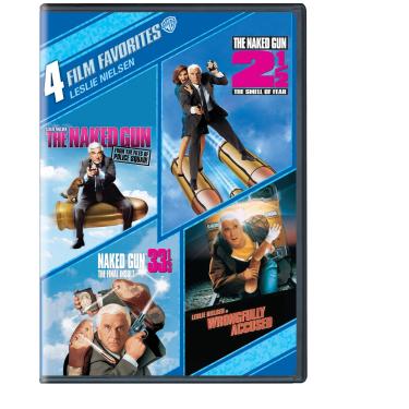 Imagem de 4 Film Favorites: Leslie Nielsen (Naked Gun From The Files Of Police Squad, Naked Gun 2 & 1/2 : The Smell Of Fear, Naked Gun 33 1/3: The Final Insult, Wrongfully Accused)