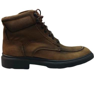 Imagem de Bota  Coturno Casual Anatomic Gel 8975 Berlim Couro Chamois Plan Toe L