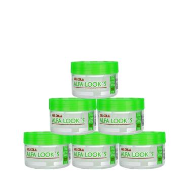 Imagem de 6 Unid Gel Cola Alfa Looks 300Gr-  Incolor