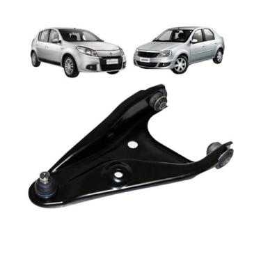 Imagem de 1 Bandeja Suspensão Dianteira Lado Esquerdo Com Pivô Nakata Sandero 20