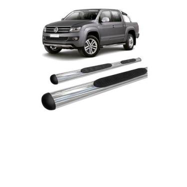 Imagem de Estribo Amarok Oval Oblongo Cromado C/d Cabine Dupla - HOZZ