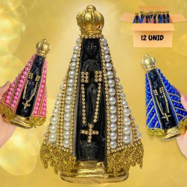 Imagem de Imagem Nossa Senhora Aparecida Kit 12 Atacado Multi Tamanhos - Europio