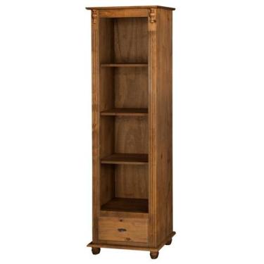 Imagem de Estante Torre Antique 3 prateleiras e 1 gaveta - 101 - Meyer, Imbuia -