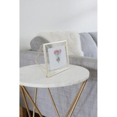 Imagem de Prisma Médio - Porta Retrato Para Fotos 10x15 cm - UMBRA, Dourado