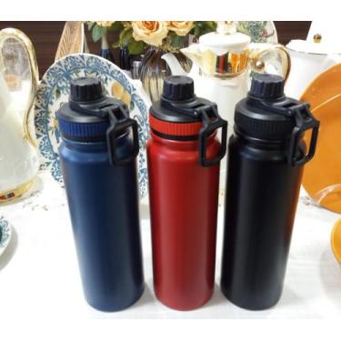 Imagem de Garrafa térmica inox, 800 ml, Squeezer várias cores - Portinox 