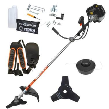 Imagem de Máquina de Cortar Grama Á Gasolina Terra GRH430 Profissional 43cc 2T 1