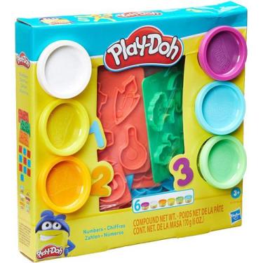 Imagem de Play doh conjunto de numeros e8533 - Hasbro, Colorido, Números