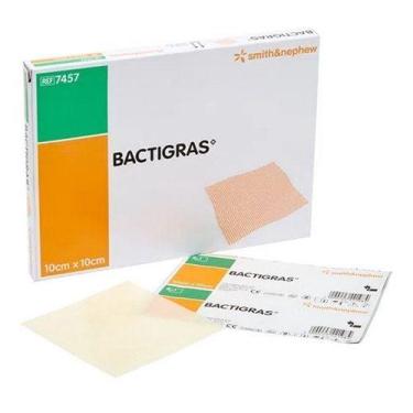 Imagem de Curativo Antisséptico Bactigras 05 Unidades 10cmx10cm Smith & Nephew