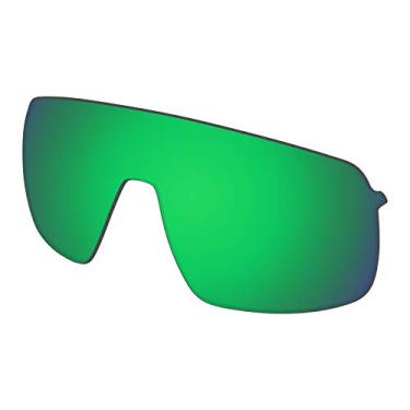 Imagem de Predrox Lentes de reposição Sutro Lite espelhadas verdes para óculos de sol Oakley OO9463 polarizadas