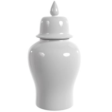 Imagem de Jarra de porcelana branca de 45,72 cm