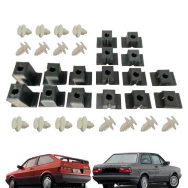 Imagem de Kit Presilha Suporte Forro Traseiro Gol Gts Gti Voyage Sport - JR AUTO