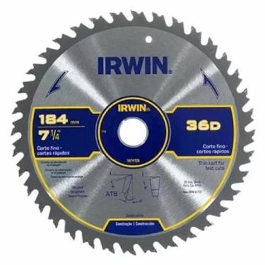 Imagem de Lamina Serra Circular Corte Rapido Irwin 7.1/4 36 Dentes Iw14108 - IRW