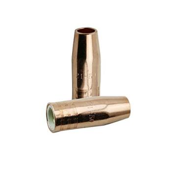 Imagem de WeldingCity 2 bocais de gás 21-50F 21-50-F 1/2" para pistolas de solda Lincoln Magnum 100L Tweco Mini/#1 MIG