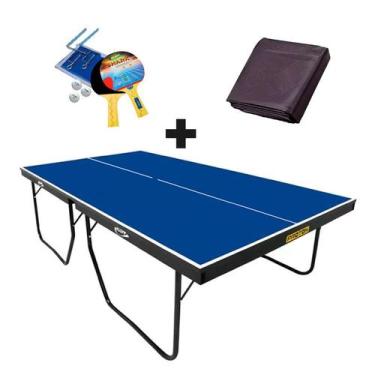 Imagem de MESA DE PING PONG MDF 25mm 1090 KLOPF + KIT Completo 5031 + Capa Para 