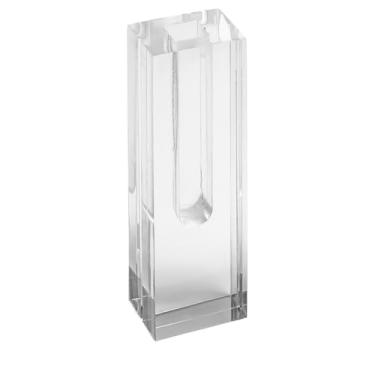 Imagem de Hara, Vaso Solitário Acrílico Hara Retangular Transparente 3x13 cm