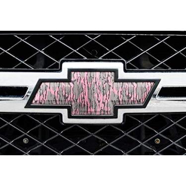 Imagem de Mossy Oak Graphics - 14010-BLP Universal Bottomland Pink Auto Emblema Skin - Fácil de instalar - Adapta-se a qualquer emblema automático em caminhões, carros ou SUVs