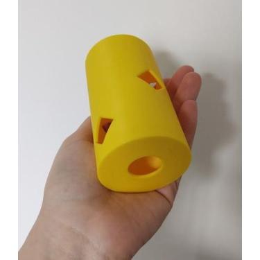 Imagem de BRINQUEDO RECHEÁVEL CÃES INTERATIVOS - REPET MÉDIO,  Cor Amarelo - YOU