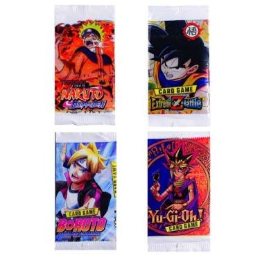 Imagem de Kit 200 cards - animes variados - BRINDMIX