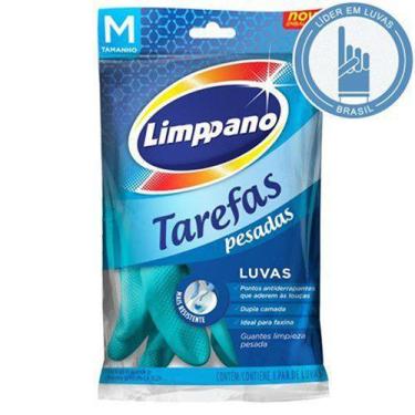 Imagem de Luva Limppano Tarefas Pesadas M 1 Par - limpano