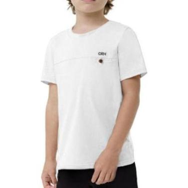 Imagem de Camiseta Juvenil Masculina Malwee Branca - 100011-Masculino