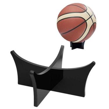 Imagem de Suporte de Bola Acrílico Portátil cor preta - EB, Preto
