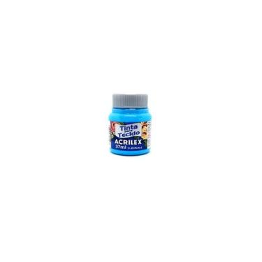 Imagem de Tinta Para Tecido Fosca 37ml - Acrilex artesanato,  AZUL CELESTE 37ML 
