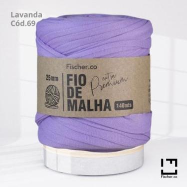 Imagem de Fio de Malha Extra Premium Fischer 25mm Lavanda Cód. 69 - Fischer C.O