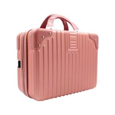 Imagem de Kit 2 Maleta Frasqueira Viagem de Mão Abs Reforçada - Kingleen, Rosé