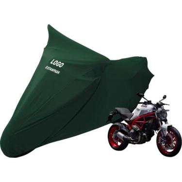 Imagem de Capa Moto Ducati Monster Tecido Helanca Com Elasticidade - Mz, Verde