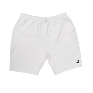 Imagem de Bermuda Moletinho Algodao Masculina Elastico Cintura Cordao Ajustavel 