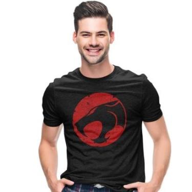 Imagem de Camiseta Thundercats Simbolo Logo Desenho Animado Anos 80-Masculino