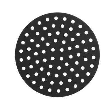 Imagem de Tapete protetor silicone air fryer redondo antiaderente 20cm pt - HAUS
