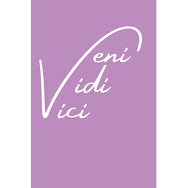 Imagem de Veni Vidi Vici Latin quote I Came, I Saw, I Covfefed notebook: Lined Journal for person who loves latin, 120 Pages, 6 x 9, Soft Cover, Matte Finish, black
