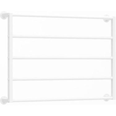 Imagem de Organizador de fita para sala de artesanato, moderno, de metal, cachecóis, xales, suporte de parede, para calças, prateleiras de exibição de varejo para fitas, cintos, toalhas, papel de embrulho, 5/9