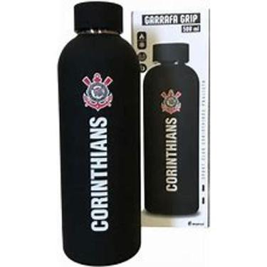 Imagem de Garrafa Térmica Grip Corinthians 500ml Oficial - Brasfoot