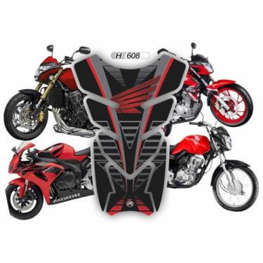 Imagem de Adesivo Protetor Tanque Moto Honda Neutro H_608 - Resitank