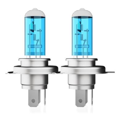 Imagem de ZPXGIZT Lâmpadas adequadas para Toyota Corolla 1998-2000, 9003 Farol alto baixo alto desempenho combo de farol de halogêneo, luz branca 6000K, pacote com 2