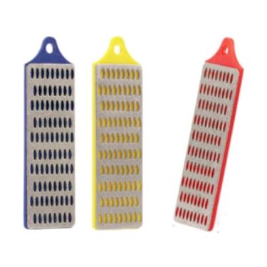 Imagem de SiaBiced 3 peças Mini Knife Stone Set Ferramenta de retificação de mão fácil de usar o arquivo de de pedra para demorando o uso doméstico viagens