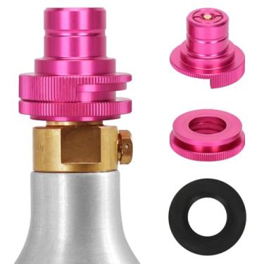 Imagem de Edovaf Adaptador Rápido De Co2 Para Máquina De Água Com Gás Compatível Com Duo/Terra/Art Sparkling Water Maker, Adaptador De Conexão De Tanques De Co2 Para Garrafa Soda Stream Com Rosca Macho Tr21-4