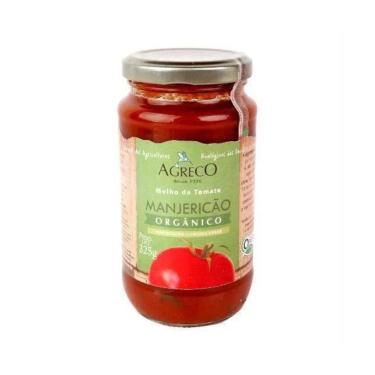 Imagem de Molho de Tomate Agreco Orgânico Manjericão e Cheiro Verde 325g