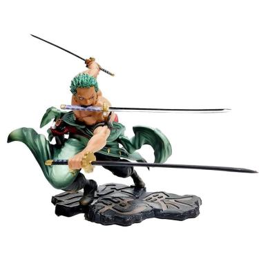Imagem de Action Figure Roronoa Zoro Três Lâminas Estátua One Piece
